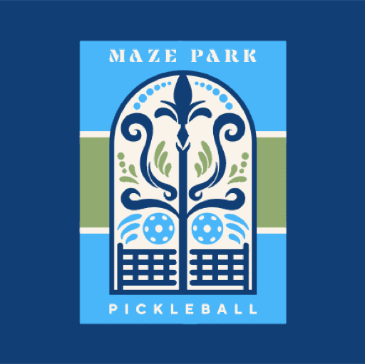 MAZE Pickleball Courts logo